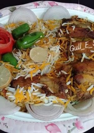 A picture of Achari Tikka Biryani.