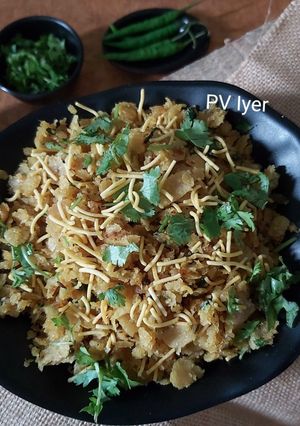 A picture of Tasty Leftover-Roti Poha.