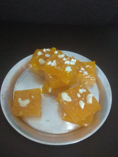 A picture of Custard Halwa.