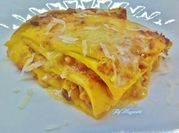 A picture of tomato pasta bolognese
