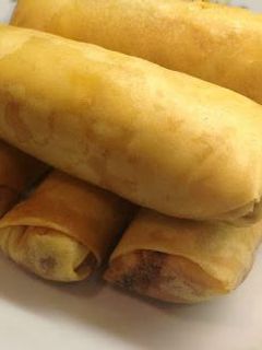 Una foto de Rollitos de primavera al horno