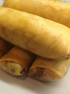 Una foto de Rollitos de primavera al horno