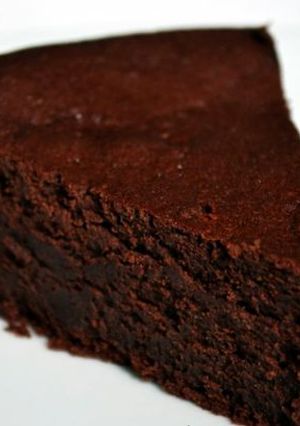 Una foto de Tarta de chocolate apta para diabéticos y sin harina
