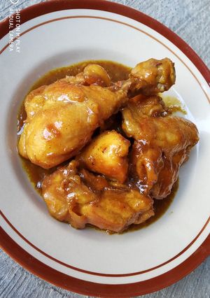Foto resep Ayam kecap bumbu kuning