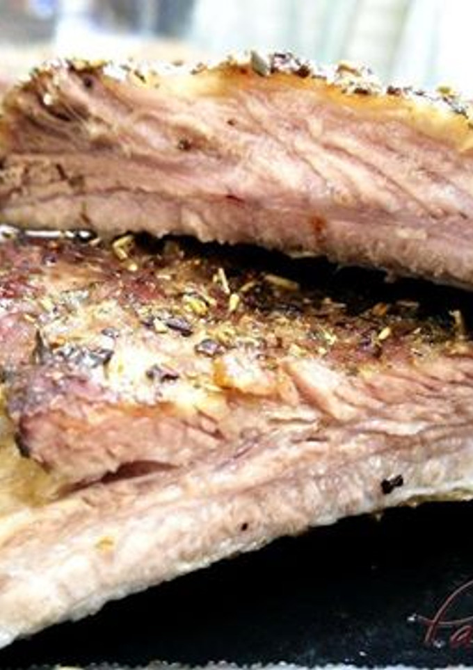Una foto de Costillas al horno a la provenzal extra jugosas