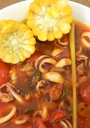 Foto resep Cumi saos padang gampang banget
