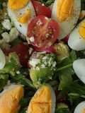 Keto salad for lunch