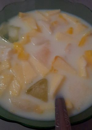 Foto resep Es Buah 🍎🍐🍍🍮🥛🍹