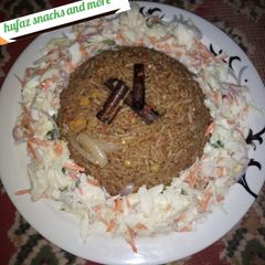 Brown rice A picture of Brown rice.