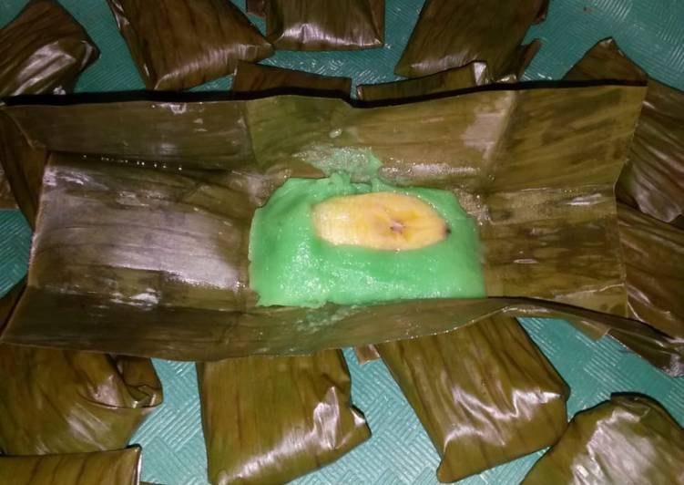 resep cara mengolah Nagasari Pandan