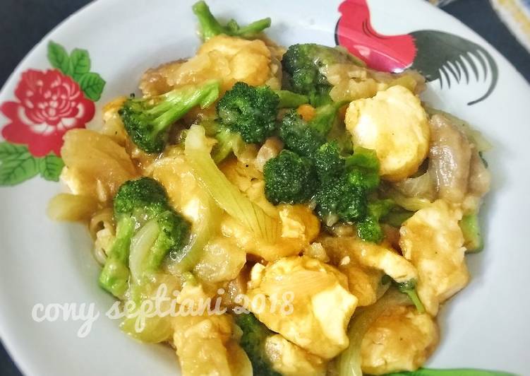 Resep Tofu Brokoli Saos Tiram yang Bikin Ngiler