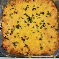 A picture of Chicken Enchilada Casserole.