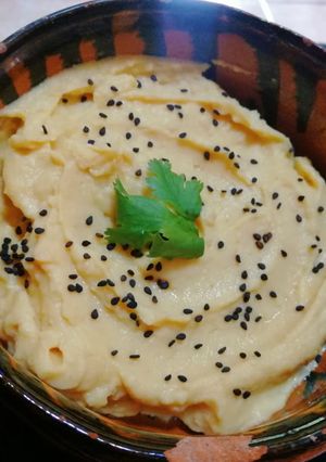 Una foto de Hummus de garbanzo