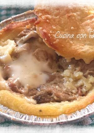 Foto di Cestini di patate ripieni con funghi e scamorza