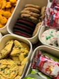 Christmas lunchable snackle box