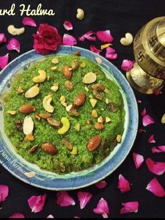 A picture of Lauki Halwa (Bottle gourd Halwa).
