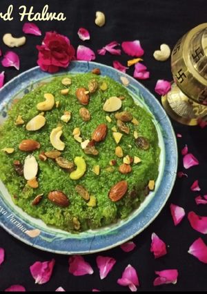 A picture of Lauki Halwa (Bottle gourd Halwa).