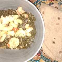 Macroni Chicken with Palak A picture of Macroni Chicken with Palak.