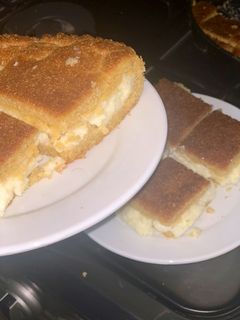 صورة لوصفة معمول مد بقشطة 😋 مثل المحلات واطيب 👌