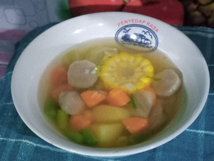 Resep: Sayur sop bakso Enak Terbaru