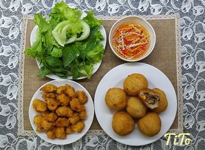 Hình của món Bánh rán mặn.