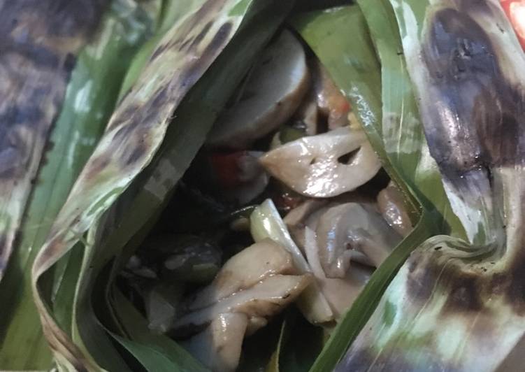 Bagaimana Menyiapkan Pepes jamur kancing 🍄 Anti Gagal
