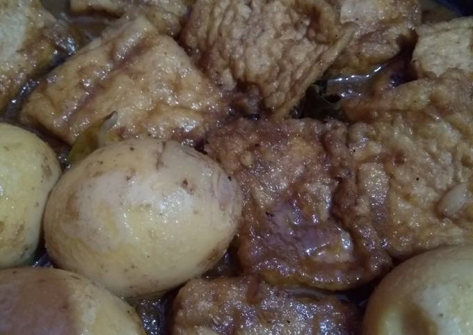 Semur Betawi Tahu Telur