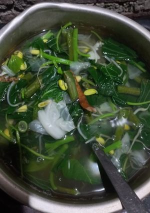 Foto resep Sayur bening bayam, kacang panjang, kol, kecambah kedelai