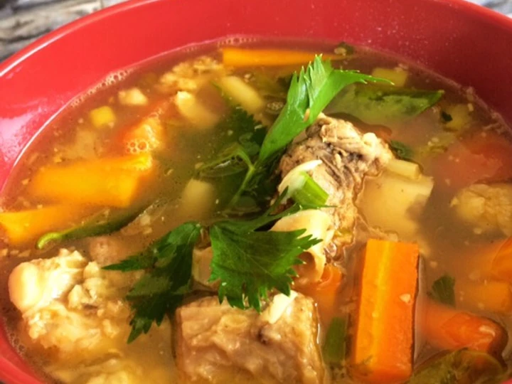 Langkah Gampang Menyiapkan Resep Asem-asem iga sapi yang Lezat Sekali