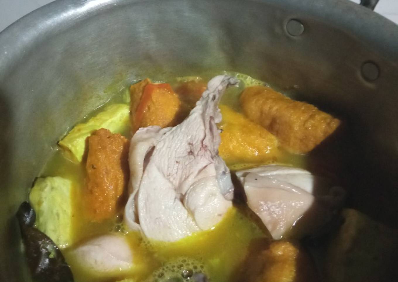 Opor ayam tahu tempe(pakai fiber creme)