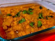 A picture of split chick peas