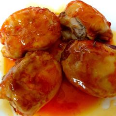 My Airfried Red Hot Tasty Chicken Thighs 😋 A picture of My Airfried Red Hot Tasty Chicken Thighs 😋.