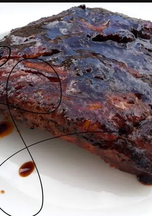 A picture of Black Pepper Pork Ribs.