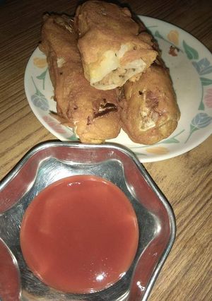 कैबेज रोल पकौड़ा (Cabbage roll pakoda recipe in Hindi) रेसिपी मुख्य फोटो