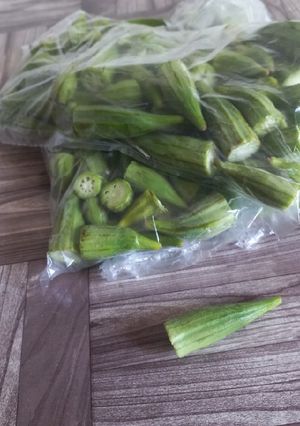 عکسی از دستور بامیه فریز شده