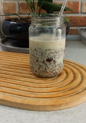 عکسی از دستور قهوه ژله‌ای