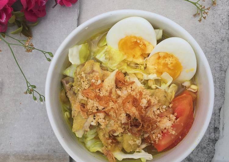 Cara Gampang Menyiapkan Soto ayam koya, Menggugah Selera