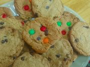 Una foto de galletas cookies sin manteca