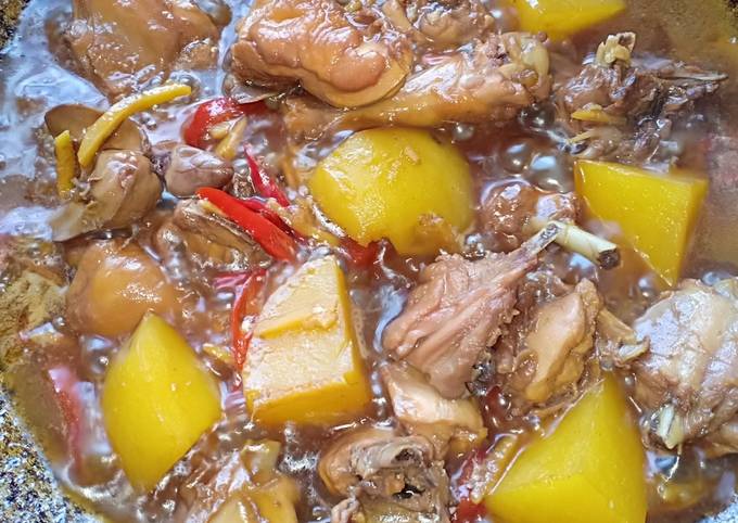 Resep Ayam Masak Jahe Kecap oleh Marya Anggi - Cookpad