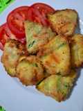 Triangoli di zucchine ripieni