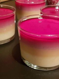 Színes Panna Cotta recept fotója