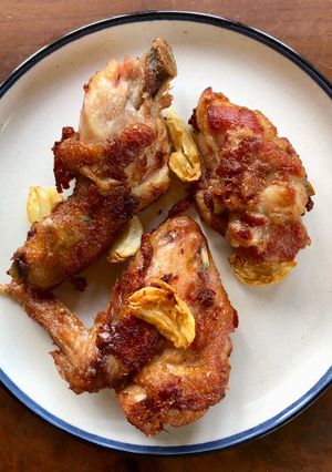 Foto resep Garlic Fried Chicken 🍗