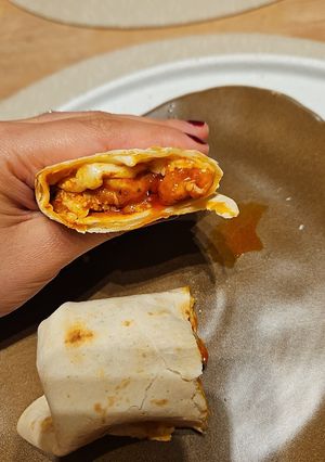 A picture of Easy and Quick Shrimp Wrap.