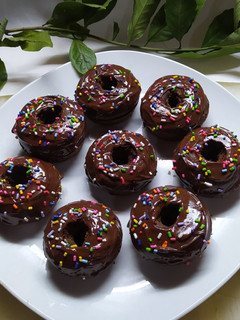 Una foto de Donas De Chocolate En Horno