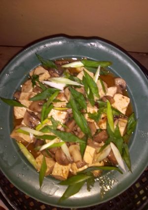 Foto resep Tumis Jamur Kancing dan Tahu