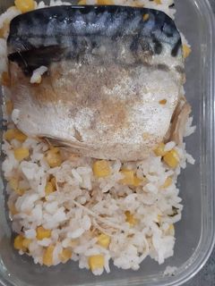 電鍋鯖魚飯便當 的食譜成品照片