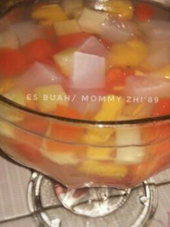 Foto resep Es Buah syrup Lychee