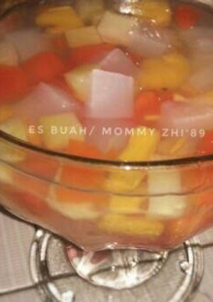 Foto resep Es Buah syrup Lychee