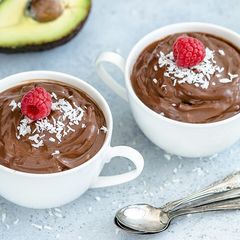 A picture of Avacado chocolate mousse.