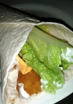 A picture of Fish finger wrap.